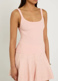Shana ribbed wool-blend tank
