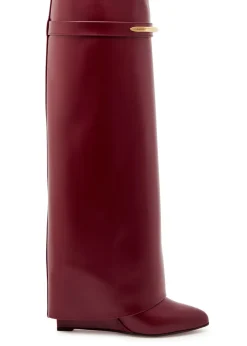 Shark 95 leather knee-high boots
