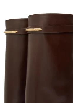Shark 95 leather knee-high boots