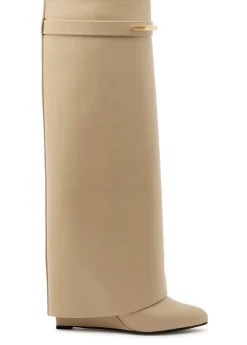 Shark 95 leather knee-high boots