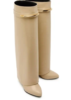 Shark 95 leather knee-high boots