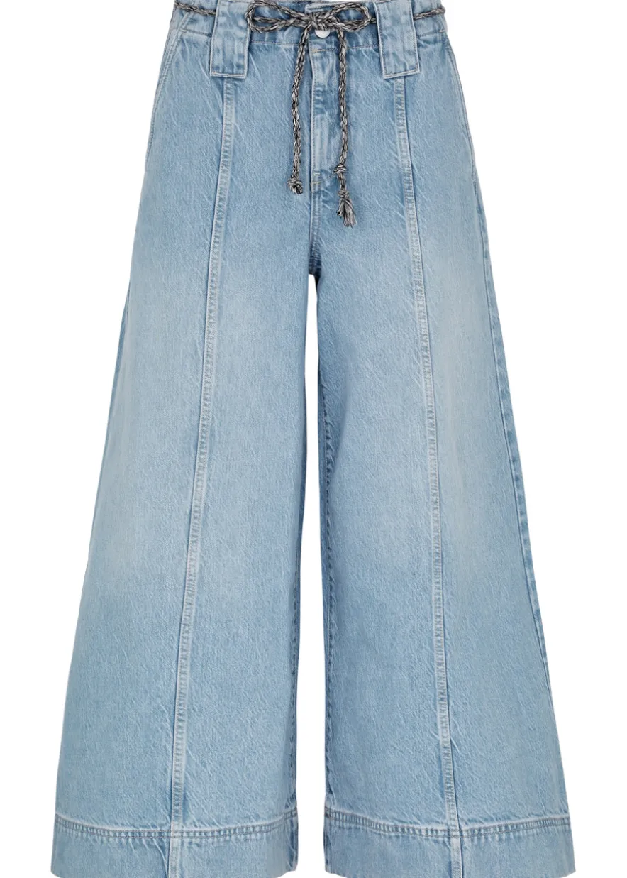 Sheer Luck wide-leg jeans