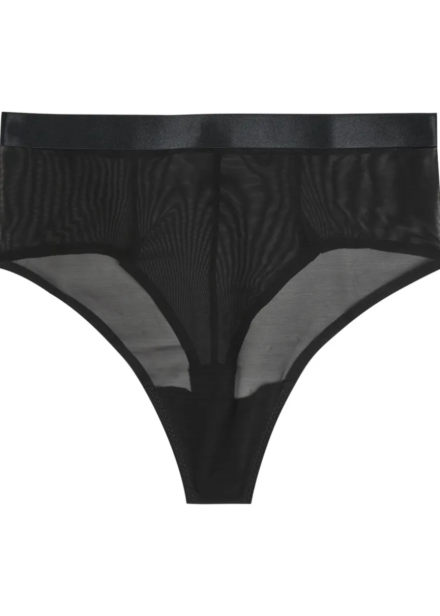 SheerSense sculpting mesh thong