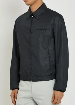 Shell bomber jacket