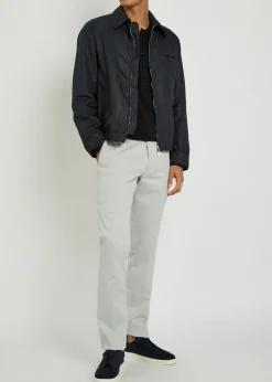 Shell bomber jacket