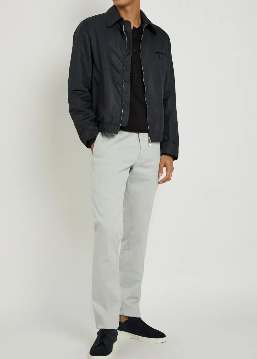 Shell bomber jacket