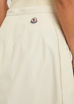 Shell midi skirt