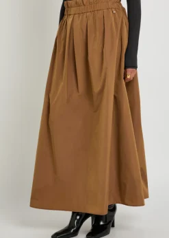 Shell midi skirt