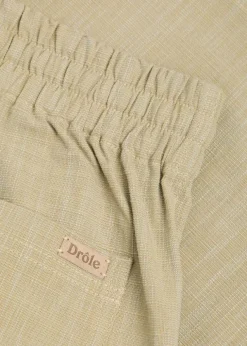 Short Elastiqué textured canvas shorts