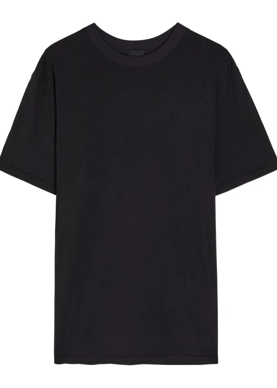 Short sleeve modal-blend T-shirt