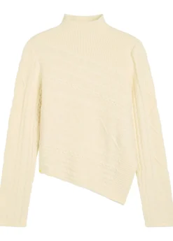 Sidney cable-knit wool-blend jumper