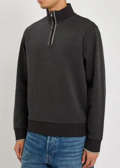 Sidney half-zip cotton jumper