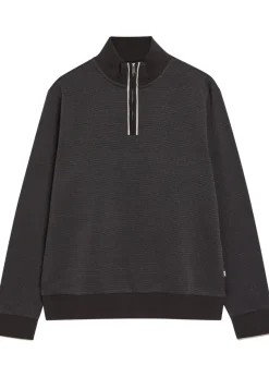 Sidney half-zip cotton jumper