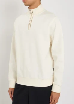 Sidney half-zip cotton jumper