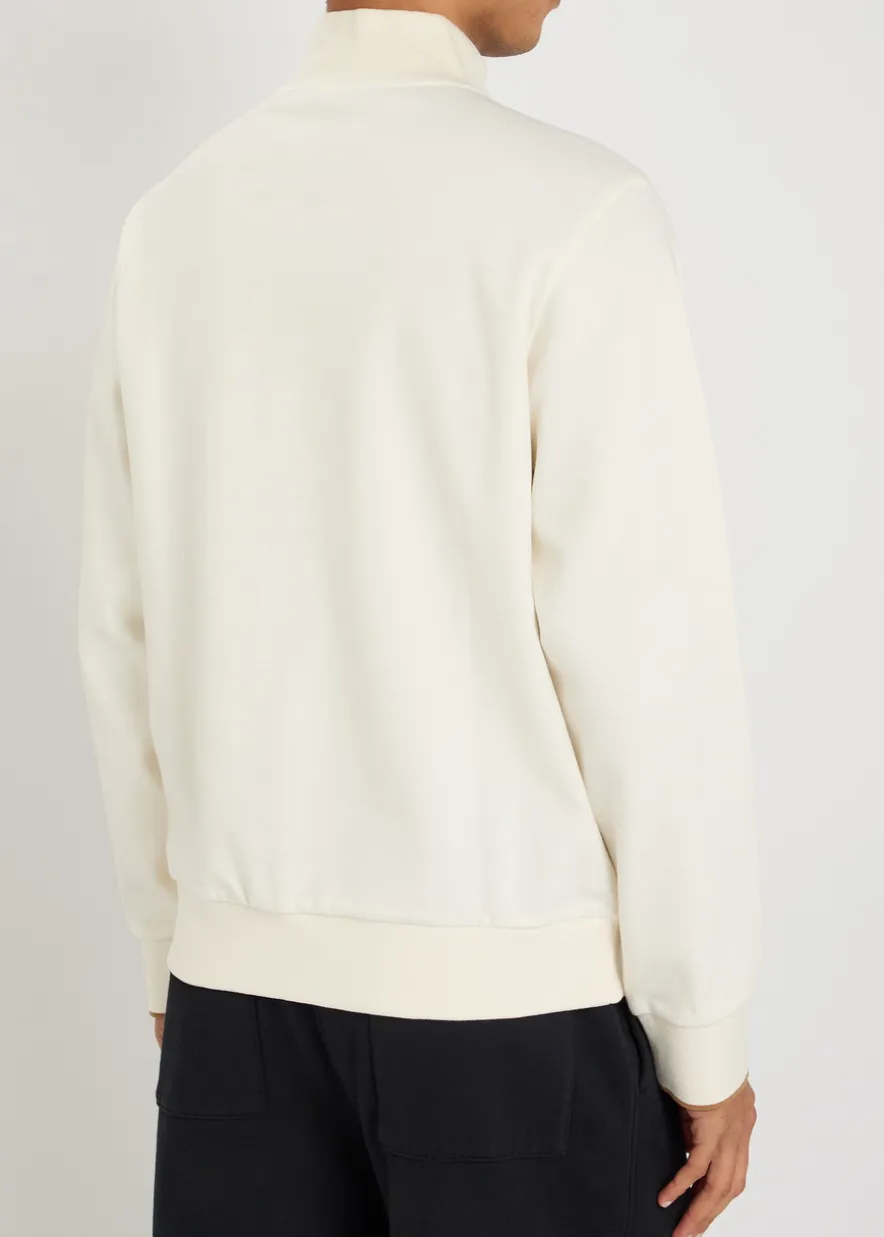 Sidney half-zip cotton jumper