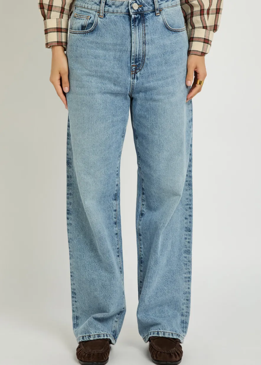 Signature baggy straight-leg jeans