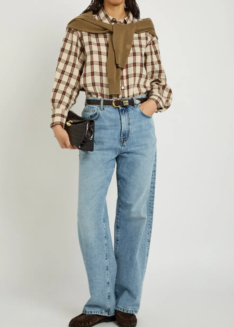 Signature baggy straight-leg jeans