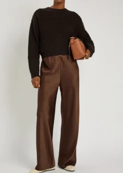 Signe cropped cashmere jumper