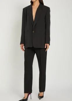 Silk blazer