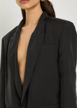 Silk blazer