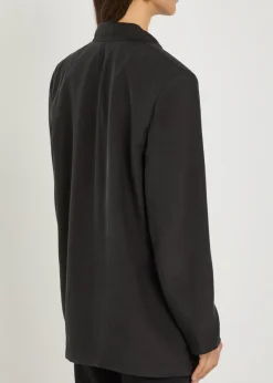 Silk blazer