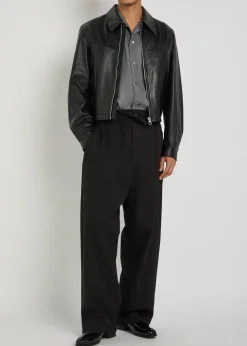 Silk-blend shirt