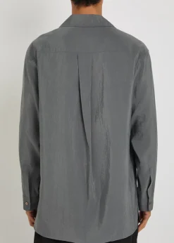 Silk-blend shirt