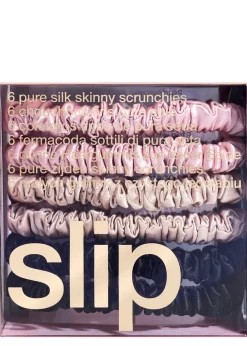 Silk Skinnies Scrunchies 6 Pack - Mix