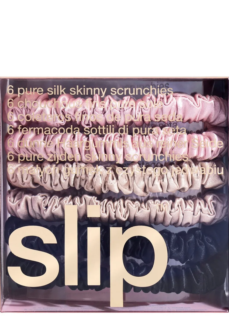 Silk Skinnies Scrunchies 6 Pack - Mix
