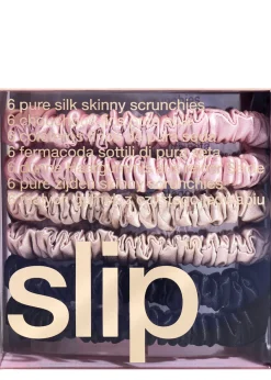Silk Skinnies Scrunchies 6 Pack - Mix