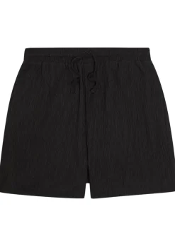 Silvano crinkled cotton shorts