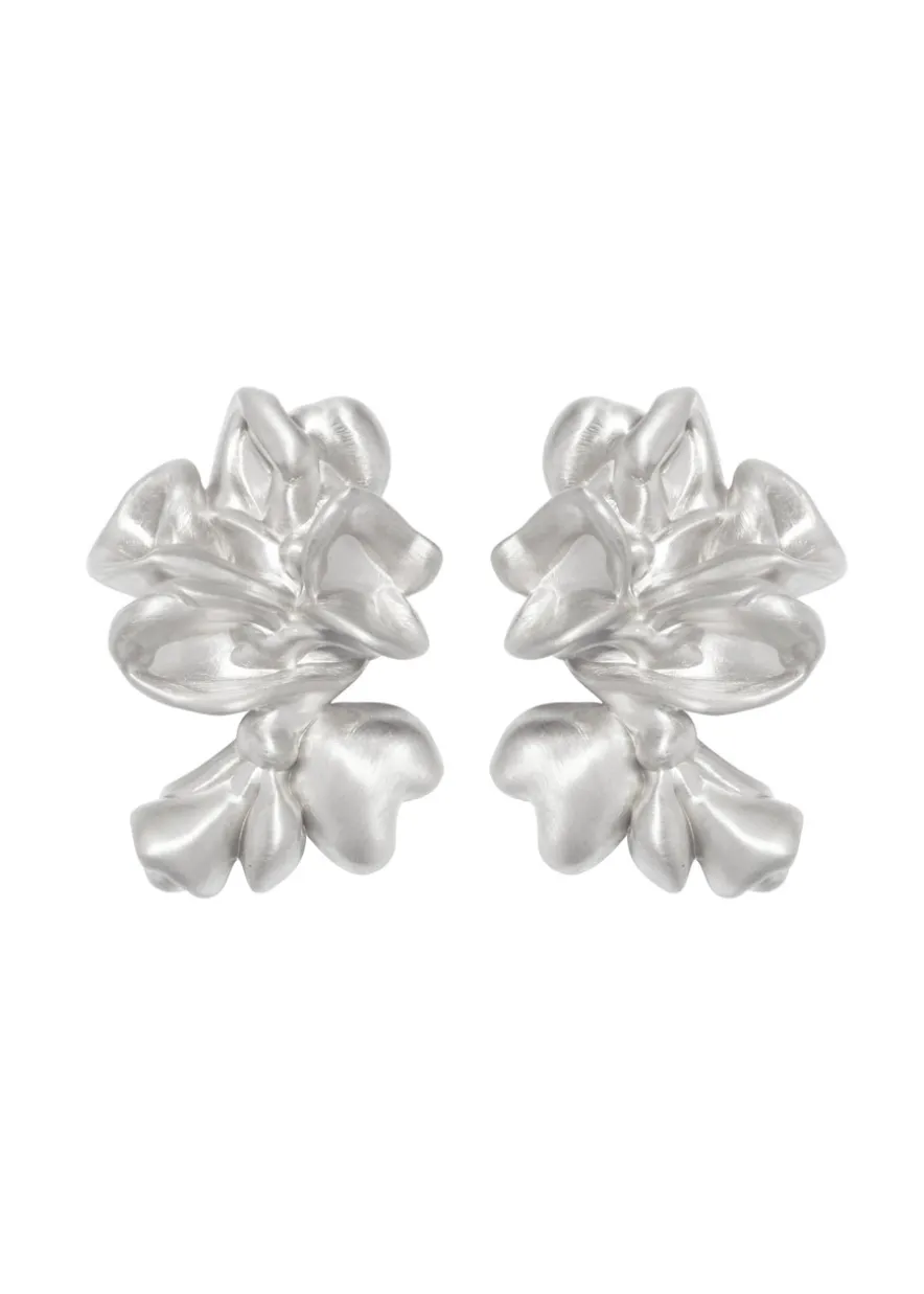 Silver-plated earrings