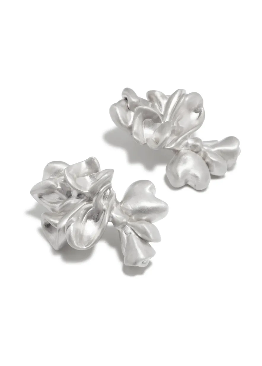 Silver-plated earrings