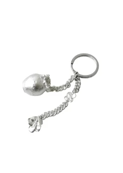 Silver-plated keyring