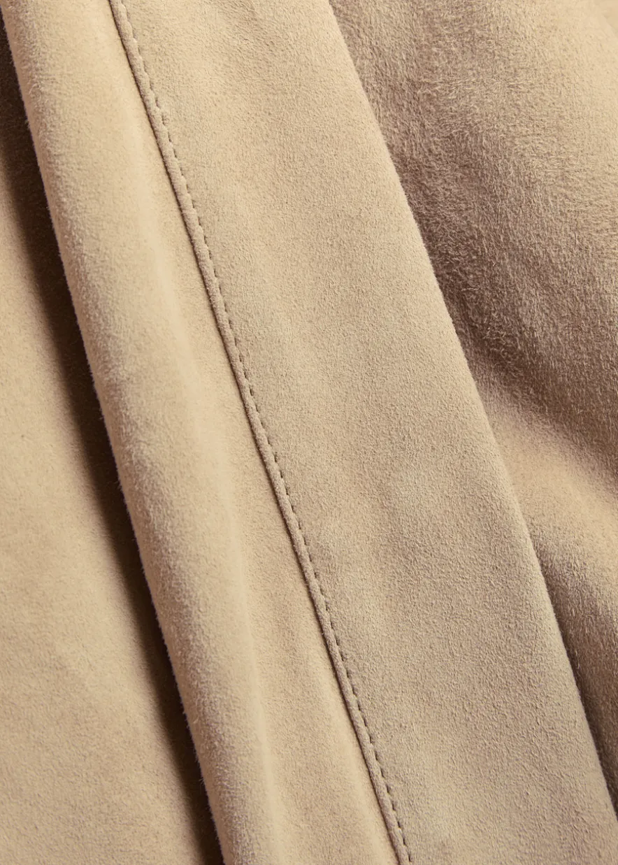 Simone oversized suede shirt