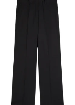 Simone wide-leg wool trousers