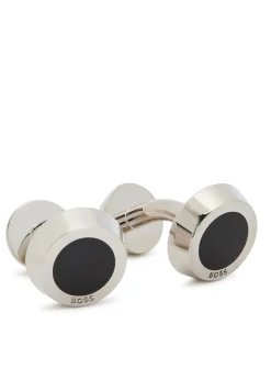 Simony enamelled cufflinks