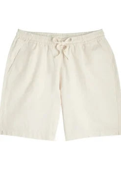 Simple linen-blend shorts