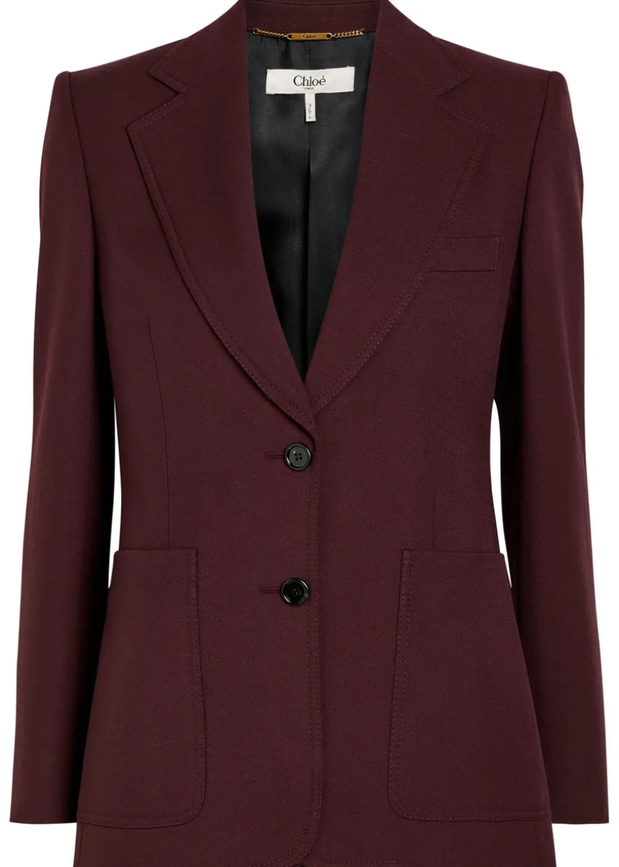 Single Breased wool blazer