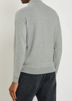 16.Singular fine-knit merino wool bomber jacket