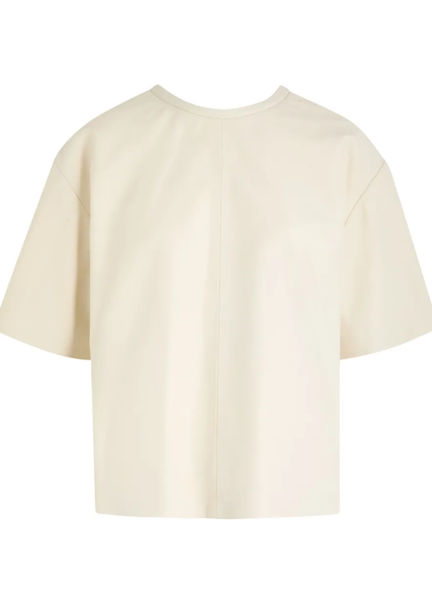 Sira leather T-shirt