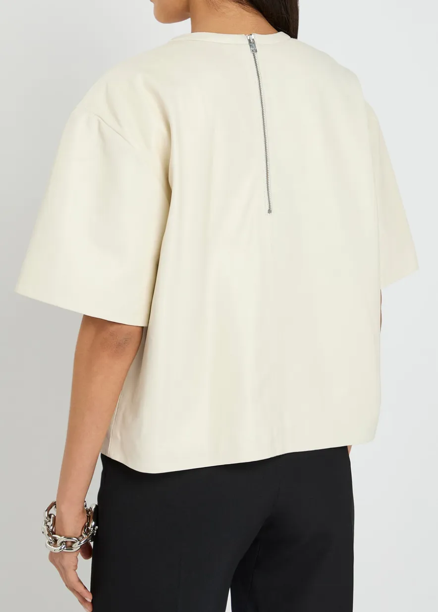 Sira leather T-shirt