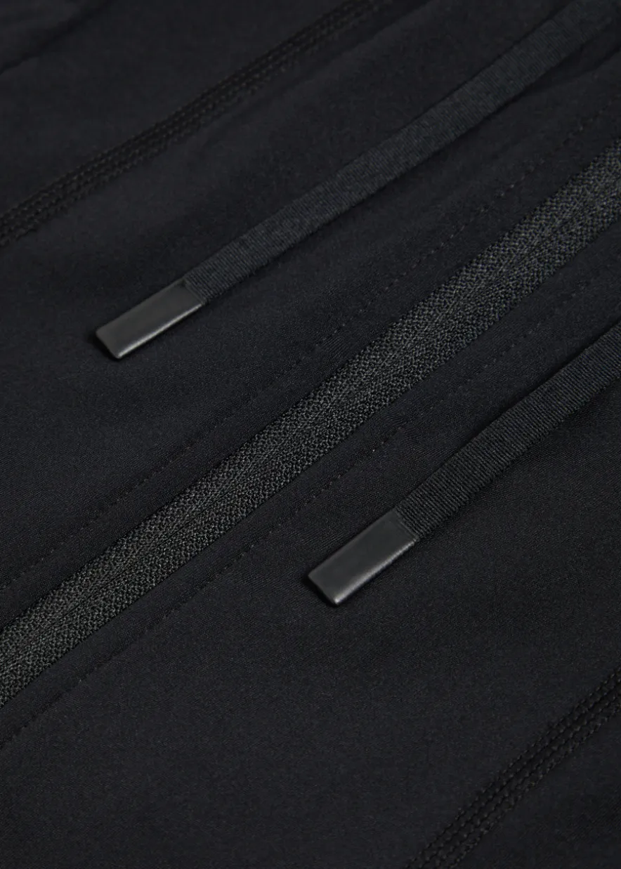 Skinluxe hooded stretch-jersey running jacket