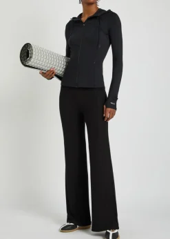Skinluxe hooded stretch-jersey running jacket