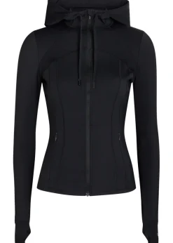 Skinluxe hooded stretch-jersey running jacket