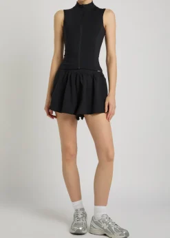 Skinluxe sleeveless stretch-jersey jacket