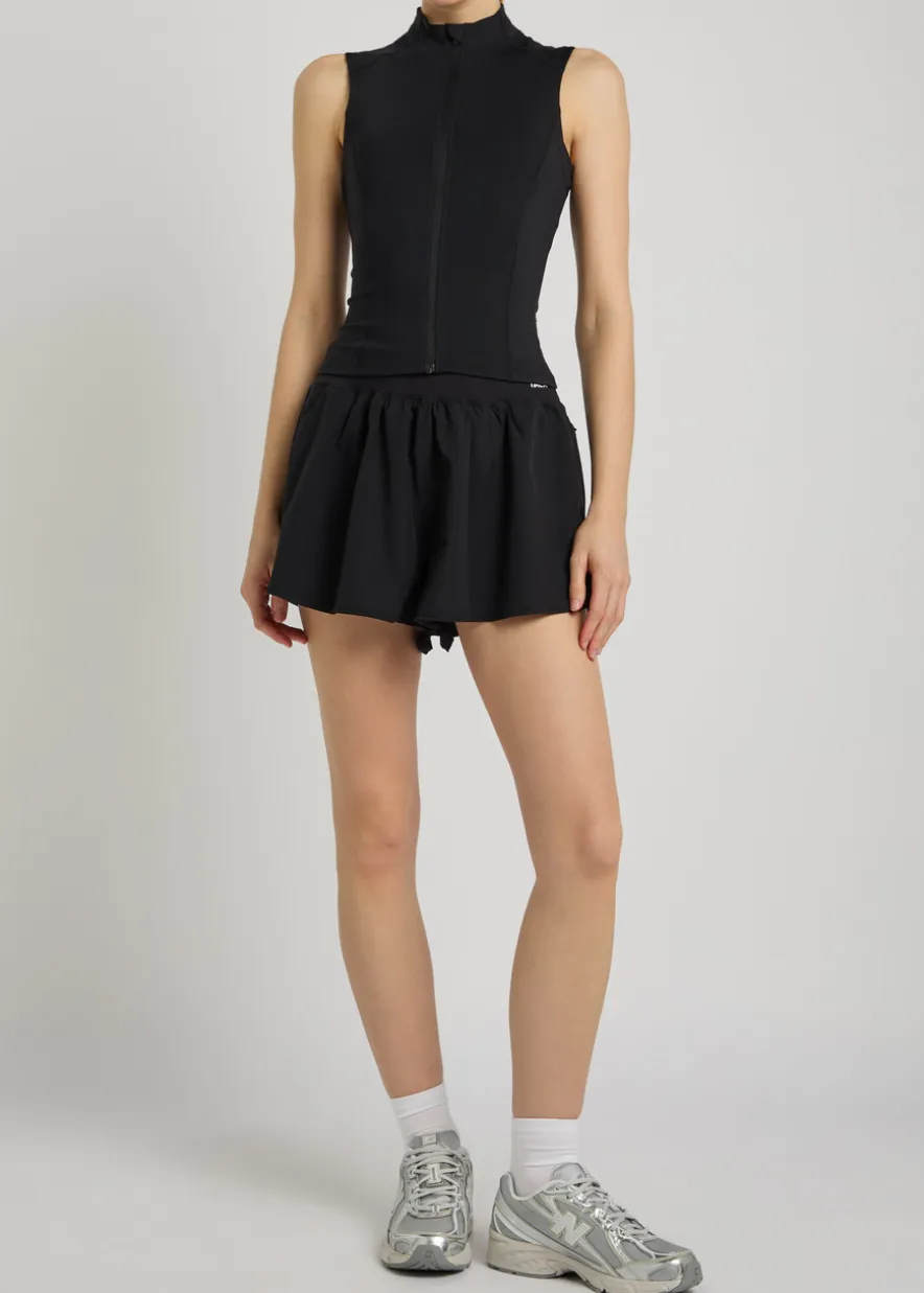 Skinluxe sleeveless stretch-jersey jacket