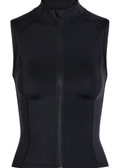 Skinluxe sleeveless stretch-jersey jacket