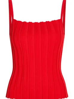 Skye ribbed-knit tank