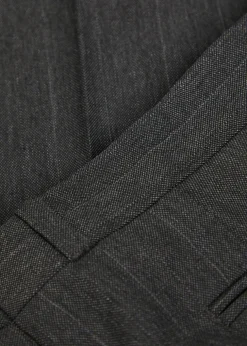 Slack pinstriped woven trousers